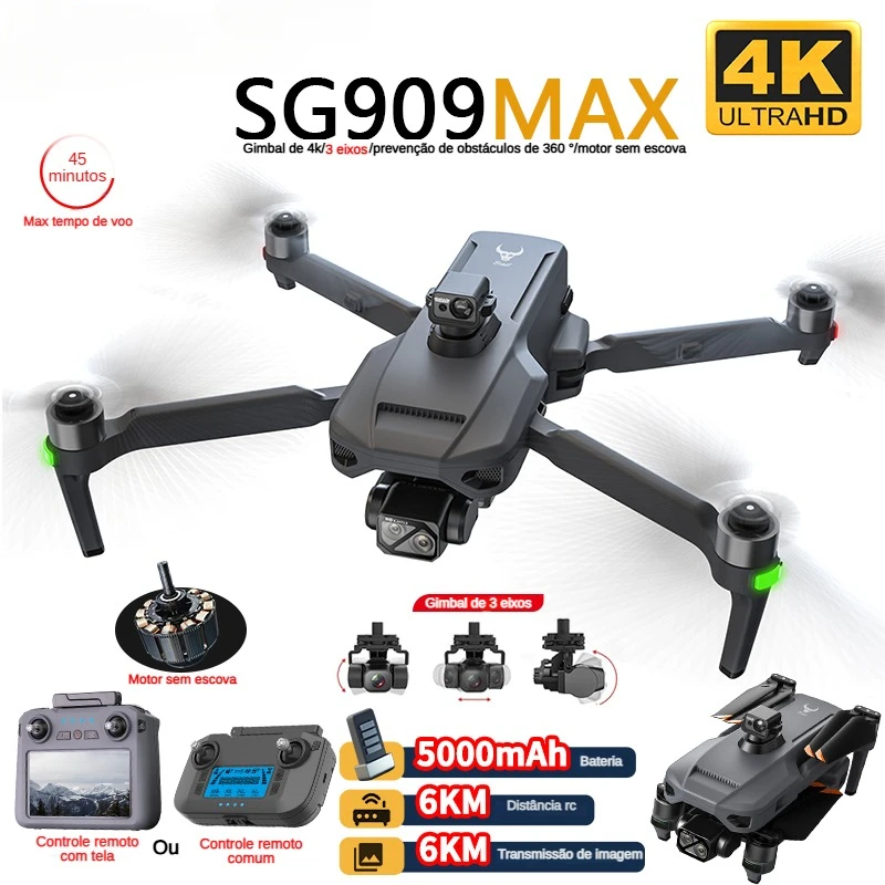 ZLL SG909 SG909MAX Professiona - Drone Gimbal avaliação e preço