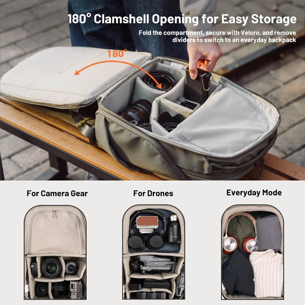 16L 22L Camera Backpack For So - Drone Camera avaliação e preço