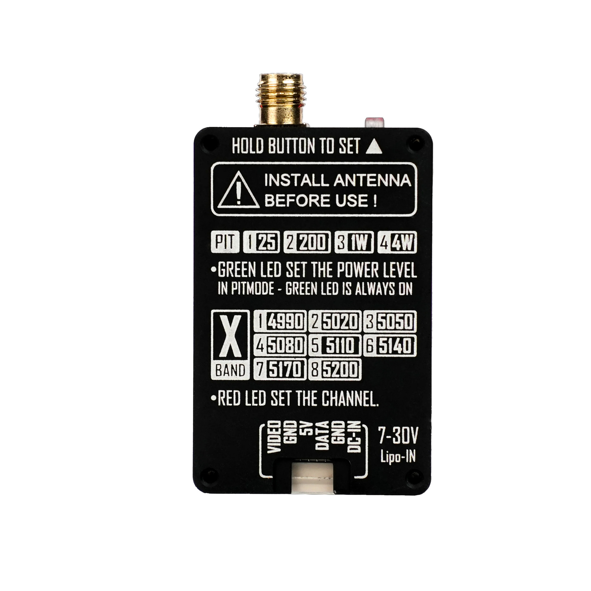 VTX RUSHFPV 4.9G 4W Video Tran - Drone Antenna avaliação e preço